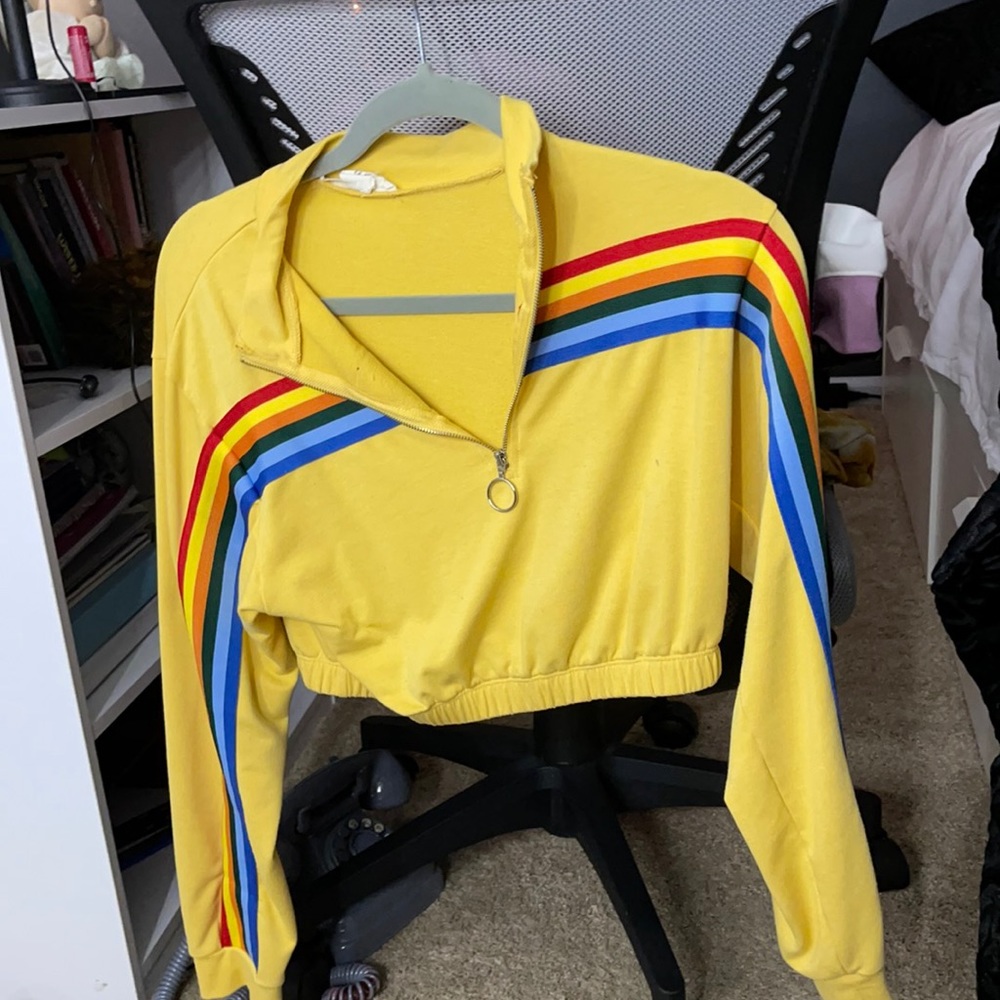 Yellow with stripes
